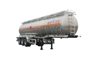 Aluminum alloy tanker semi trailer