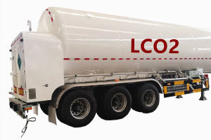 Cryogenic tanker semi trailer